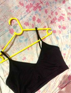 SHEIN V neck crop top