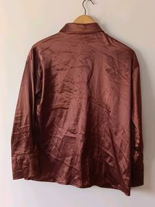 S Size  Satin Shirt