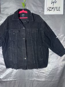 Zara Black Denim Jacket