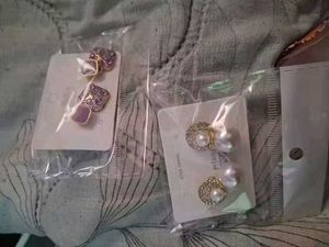 pack of 2 Sparkling Earring Set