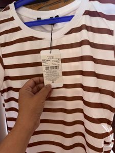 Striped Round Neck T-Shirt