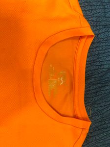HRX Orange Graphic T-Shirt