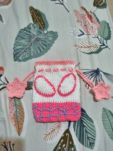 Spider-Gwen Crochet Pouch(1 piece)