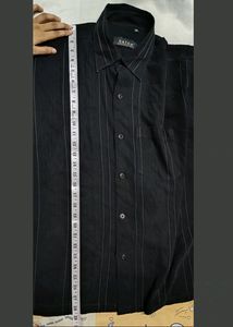 Vintage Black Button-Up Shirt