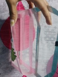 Handmade transparent pouch