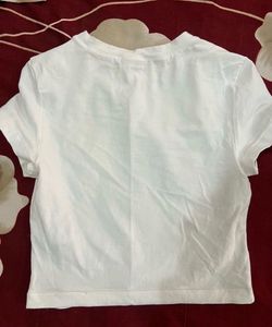 H&amp;M Fitted Baby Tee (xs)