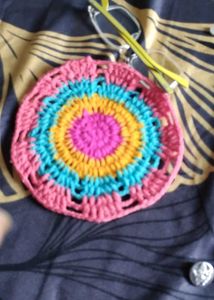 Handmade Crochet Specs Sunglass Bag/Pouch/Keychain