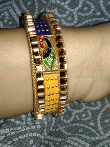 Navratri Vibrant Peacock Bangle