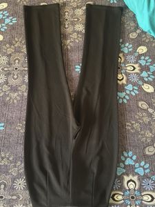 Classic Black Wide-Leg Trousers with Tags
