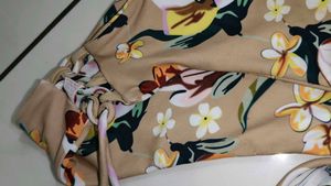Floral Print Bikini Top