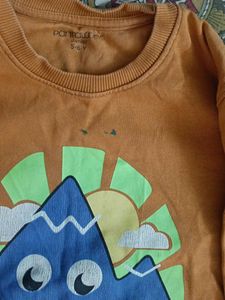 Cute  Graphic Sweatshirt&amp; multicolour t shirt