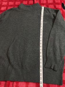 United Colors of Benetton Gray Mock Neck Sweater