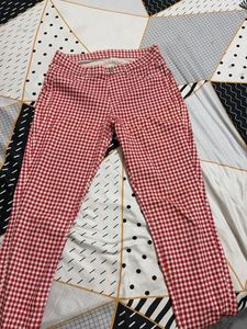 Red Gingham Pants