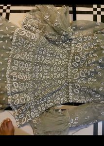 crop top rhinestone lehenga