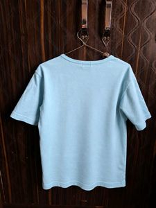Uniqlo Light Blue Henley T-Shirt