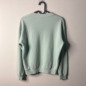 Light Green Graphic Sweatshirt