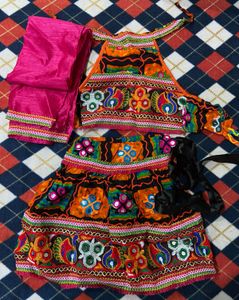 Colorful Indian Lehenga 3 pc
