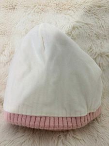 Cozy Pink Knit Beanie Hat