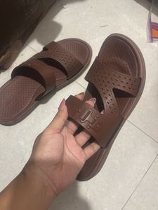 Comfortable Brown Slides
