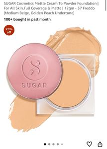SUGAR Mettle Cream to Powder Foundation