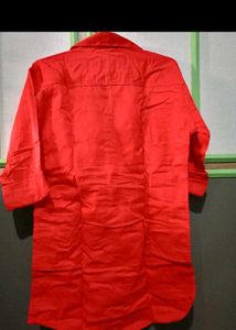 Red Casual Shirt