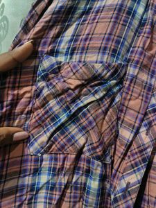 Stylish Plaid Button-Up Shirt