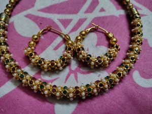 Gold Toned Ethnic Jewelry Sets