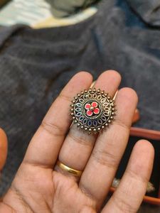 VOYLLA Boho Oxidized Silver Jewellery Set