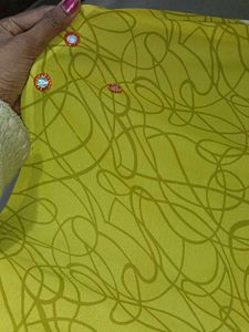 Elegant Green Printed Saree