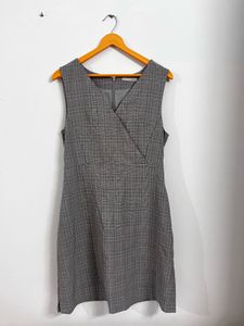 Classic Plaid Sheath Dress