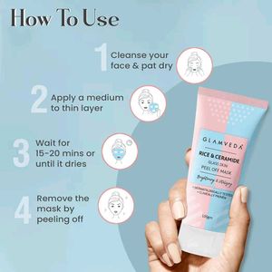 Glamveda Rice &amp; Ceramide Peel Off Mask