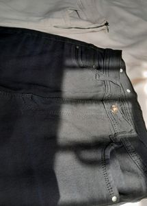 High Rise Black Skinny Jeans Stretchable