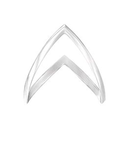 Elegant 925 Sterling Silver V-Shape Ring