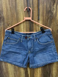 Classic Blue Denim Shorts