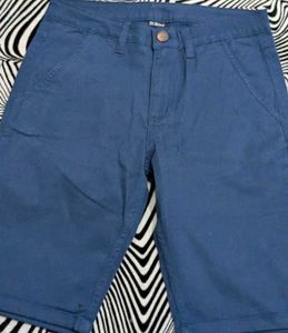 Classic Blue Denim bermuda