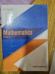 R.D. Sharma Mathematics Class XI Book