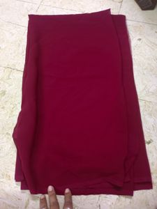 Dupatta Georgette maroon color brand new 2.5m