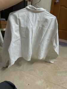 Classic White Cropped Shirt