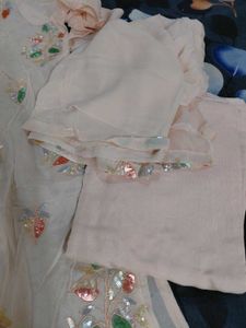 pakistani suit with sequence work