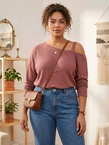Chic Cold Shoulder Knit Top