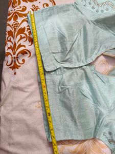 Sky Blue party wear Saree