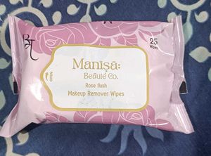 Manisa Rose Flush Makeup Remover Wipes