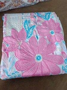 Embroidered cotton designer unstitched suit