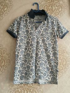 Stylish kid boy Floral Polo Shirt
