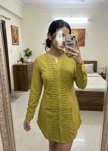(SALE) Women's Olive Green kurta