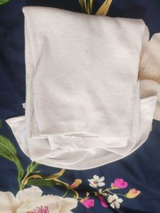 Cute White Polo Shirt with Pink Bow