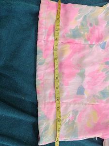 Sheer Floral Print Long Sleeve Top