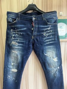 DSQUARED2 Paint Splitter Distressed Washed Jeans