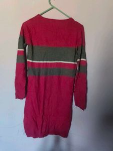 Striped Long Sleeve Dress with Pockets
