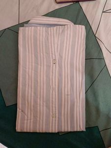 Men's Striped Button-Down Shirt